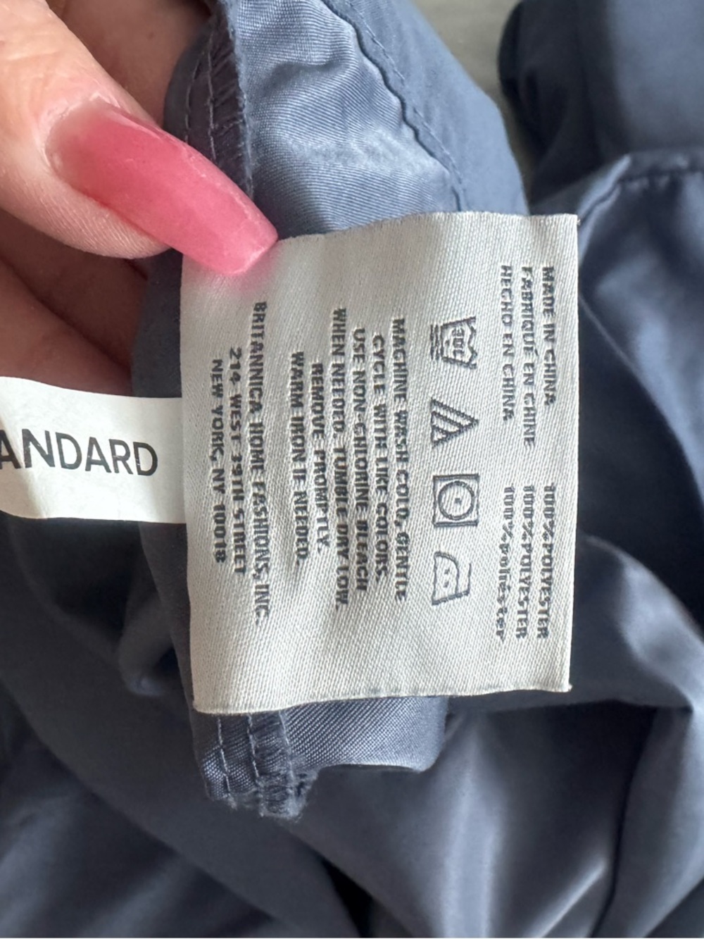 UGG Dark Gray/Navy Sheet Set - 4 Piece - Picture 3 of 4